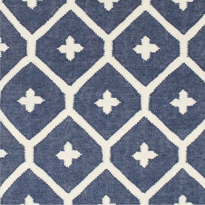 Upholstered Elm Stool - Limited Edition - Navy Dining Furniture Beachwood Designs 