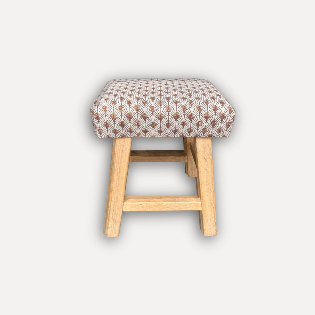 Upholstered Elm Stool - Limited Edition - Sensu Celadon Dining Furniture Beachwood Designs