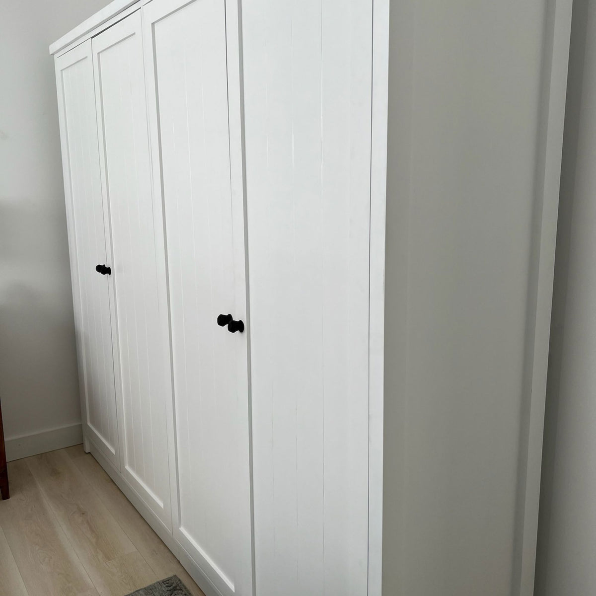V-Groove 4-Door Wardrobe Bedroom Furniture Beachwood Designs