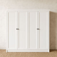 V-Groove 4-Door Wardrobe
