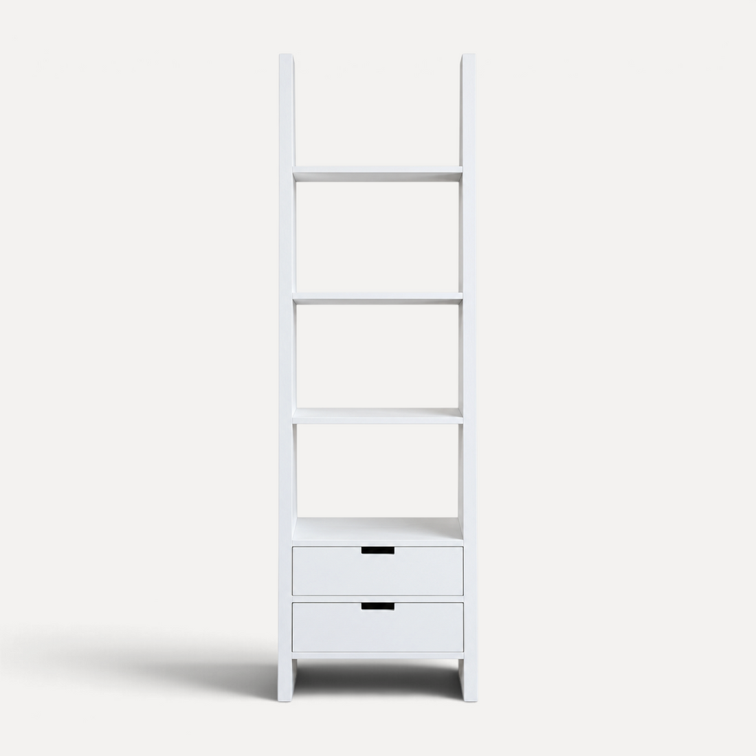 Ladder Bookcase - 2 Drawers