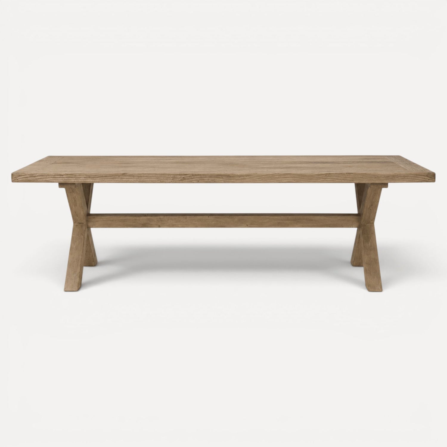 X-Base Reclaimed Pine Dining Table Dining Furniture Beachwood Designs Natural 